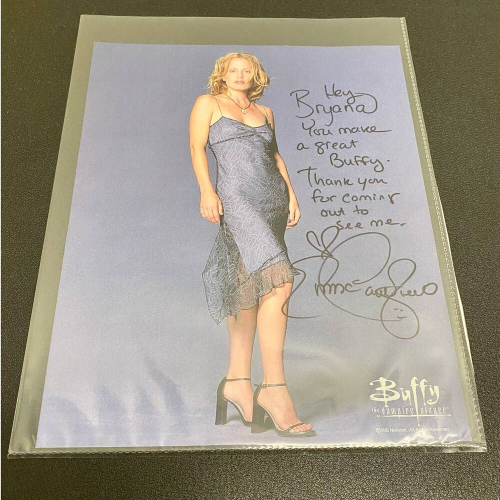 Buffy the Vampire Slayer Emma Caulfield Autographed / Signed Print